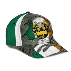 Clan West Coat Of Arms - Irish Family Crest Classic Cap DV33 West Coat Of Arms Irish Cap   