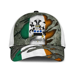 Clan Langley Coat Of Arms - Irish Family Crest Classic Cap YJ20 Langley Coat Of Arms Irish Cap   