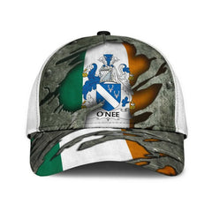 Clan Onee Coat Of Arms - Irish Family Crest Classic Cap EA38 Onee Coat Of Arms Irish Cap   