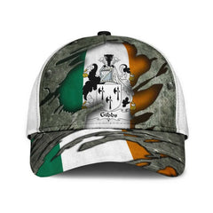 Clan Gibbs Coat Of Arms - Irish Family Crest Classic Cap EO58 Gibbs Coat Of Arms Irish Cap   