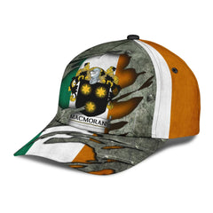 Clan Macmoran Coat Of Arms - Irish Family Crest Classic Cap MZ37 Macmoran Coat Of Arms Irish Cap   