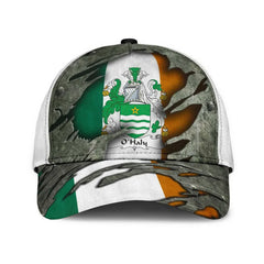 Clan Ohaly Coat Of Arms II Irisharms - Irish Family Crest Classic Cap SU36 Ohaly Coat Of Arms II Irisharms Irish Cap   