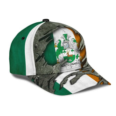 Clan Macconnell Coat Of Arms - Irish Family Crest Classic Cap JF69 Macconnell Coat Of Arms Irish Cap   