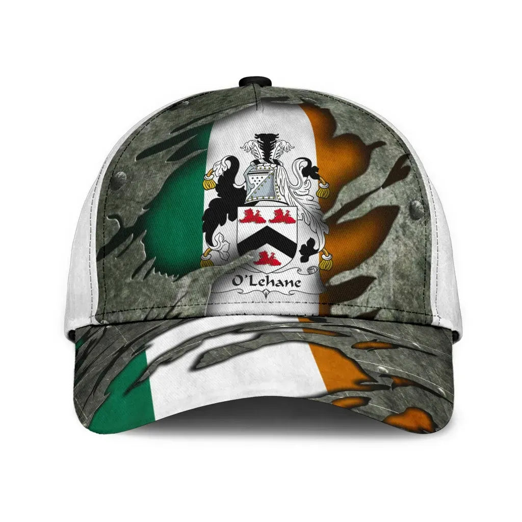 Clan Olehane Coat Of Arms - Irish Family Crest Classic Cap GP23 Olehane Coat Of Arms Irish Cap   