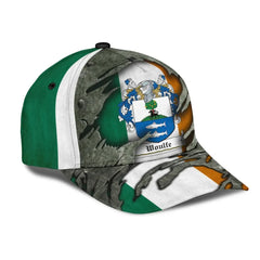 Clan Woulfe Coat Of Arms - Irish Family Crest Classic Cap PX22 Woulfe Coat Of Arms Irish Cap   