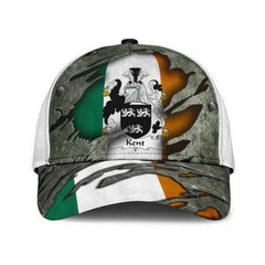 Clan Kent Coat Of Arms - Irish Family Crest Classic Cap PB71 Kent Coat Of Arms Irish Cap   