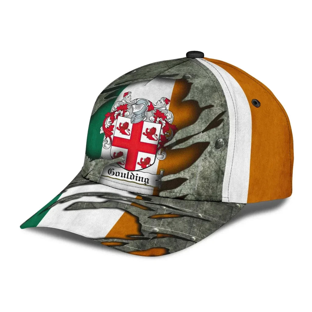 Clan Goulding Coat Of Arms - Irish Family Crest Classic Cap NW70 Goulding Coat Of Arms Irish Cap   