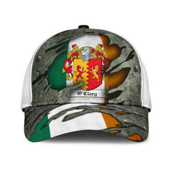 Clan Oclary Coat Of Arms - Irish Family Crest Classic Cap NJ80 Oclary Coat Of Arms Irish Cap   