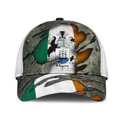Clan Myers Coat Of Arms - Irish Family Crest Classic Cap DW45 Myers Coat Of Arms Irish Cap   