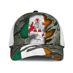 Clan Deasy Coat Of Arms - Irish Family Crest Classic Cap DH13 Deasy Coat Of Arms Irish Cap   