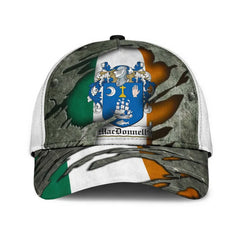 Clan Macdonnell Coat Of Arms - Irish Family Crest Classic Cap XG20 Macdonnell Coat Of Arms Irish Cap   