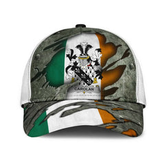 Clan Carolan Coat Of Arms - Irish Family Crest Classic Cap NX39 Carolan Coat Of Arms Irish Cap   