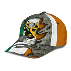 Clan Mcgeough Coat Of Arms - Irish Family Crest Classic Cap KI91 Mcgeough Coat Of Arms Irish Cap   