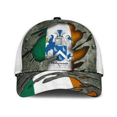 Clan Holywood Coat Of Arms - Irish Family Crest Classic Cap LW92 Holywood Coat Of Arms Irish Cap   
