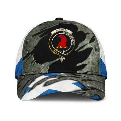 Clan MacNicol (of Scorrybreac) Tartan Crest Classic Cap DG85