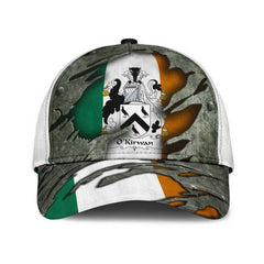 Clan Okirwan Coat Of Arms - Irish Family Crest Classic Cap XE60 Okirwan Coat Of Arms Irish Cap   