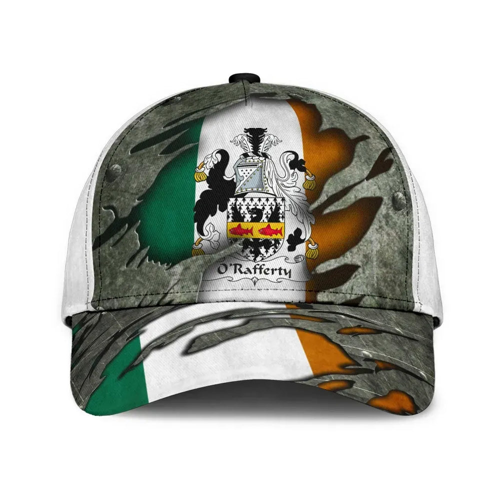 Clan Orafferty Coat Of Arms - Irish Family Crest Classic Cap NO12 Orafferty Coat Of Arms Irish Cap   