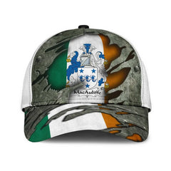 Clan Macauliffe Coat Of Arms - Irish Family Crest Classic Cap HN42 Macauliffe Coat Of Arms Irish Cap   