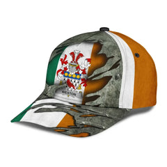 Clan Weston Coat Of Arms - Irish Family Crest Classic Cap UW92 Weston Coat Of Arms Irish Cap   