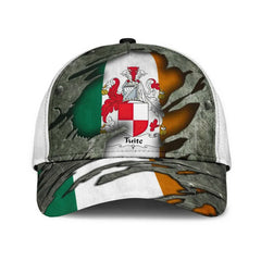 Clan Tuite Coat Of Arms - Irish Family Crest Classic Cap GK76 Tuite Coat Of Arms Irish Cap   