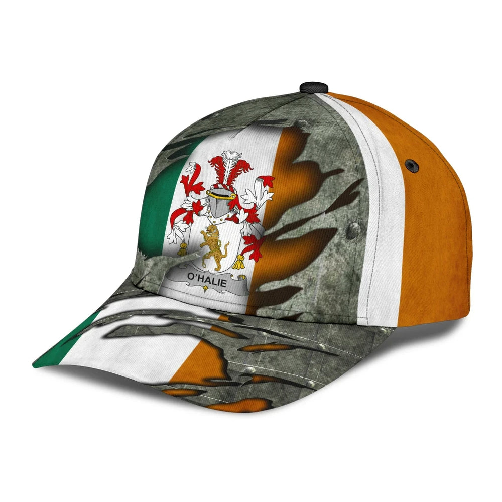 Clan Ohalie Coat Of Arms - Irish Family Crest Classic Cap QZ23 Ohalie Coat Of Arms Irish Cap   