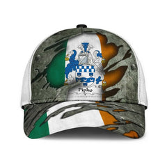Clan Pipho Coat Of Arms - Irish Family Crest Classic Cap NN51 Pipho Coat Of Arms Irish Cap   