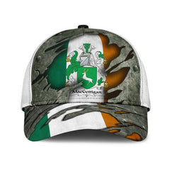 Clan Macgettigan Coat Of Arms - Irish Family Crest Classic Cap QO68 Macgettigan Coat Of Arms Irish Cap   