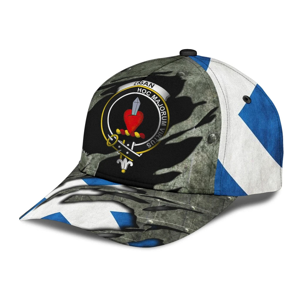 Clan Logan Ancient Crest Tartan Classic Cap WX64 Logan Ancient Tartan Tartan Cap   
