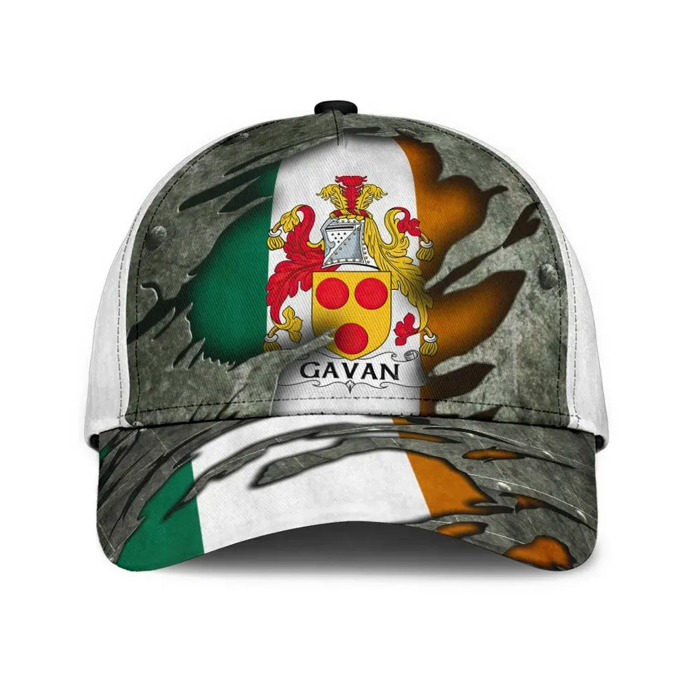 Clan Gavan Coat Of Arms - Irish Family Crest Classic Cap WH21 Gavan Coat Of Arms Irish Cap   