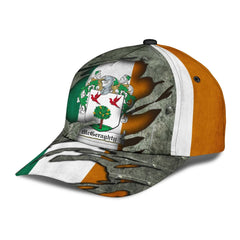 Clan Mcgeraghty Coat Of Arms - Irish Family Crest Classic Cap WK93 Mcgeraghty Coat Of Arms Irish Cap   