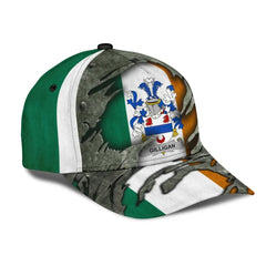 Clan Gilligan Coat Of Arms - Irish Family Crest Classic Cap UB70 Gilligan Coat Of Arms Irish Cap   