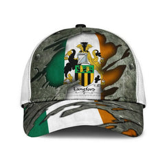 Clan Langford Coat Of Arms - Irish Family Crest Classic Cap HD57 Langford Coat Of Arms Irish Cap   