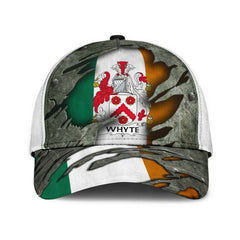 Clan Whyte Coat Of Arms - Irish Family Crest Classic Cap YE42 Whyte Coat Of Arms Irish Cap   