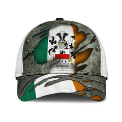 Clan Cornyn Coat Of Arms - Irish Family Crest Classic Cap MZ54 Cornyn Coat Of Arms Irish Cap   