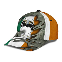 Clan Power Coat Of Arms - Irish Family Crest Classic Cap IU95 Power Coat Of Arms Irish Cap   