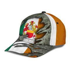 Clan Maccaron Coat Of Arms - Irish Family Crest Classic Cap YG99 Maccaron Coat Of Arms Irish Cap   