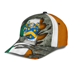 Clan Omonaghan Coat Of Arms - Irish Family Crest Classic Cap YX69 Omonaghan Coat Of Arms Irish Cap   