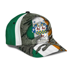 Clan Warren Coat Of Arms - Irish Family Crest Classic Cap BX89 Warren Coat Of Arms Irish Cap   