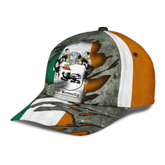 Clan Okennelly Coat Of Arms - Irish Family Crest Classic Cap YE13 Okennelly Coat Of Arms Irish Cap   
