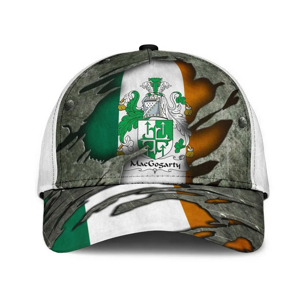 Clan Macgogarty Coat Of Arms - Irish Family Crest Classic Cap YZ76 Macgogarty Coat Of Arms Irish Cap   
