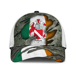 Clan Folliott Coat Of Arms - Irish Family Crest Classic Cap WI56 Folliott Coat Of Arms Irish Cap   
