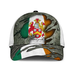 Clan Maccarvill Coat Of Arms - Irish Family Crest Classic Cap SO63 Maccarvill Coat Of Arms Irish Cap   