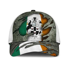 Clan Orpie Coat Of Arms - Irish Family Crest Classic Cap VG14 Orpie Coat Of Arms Irish Cap   