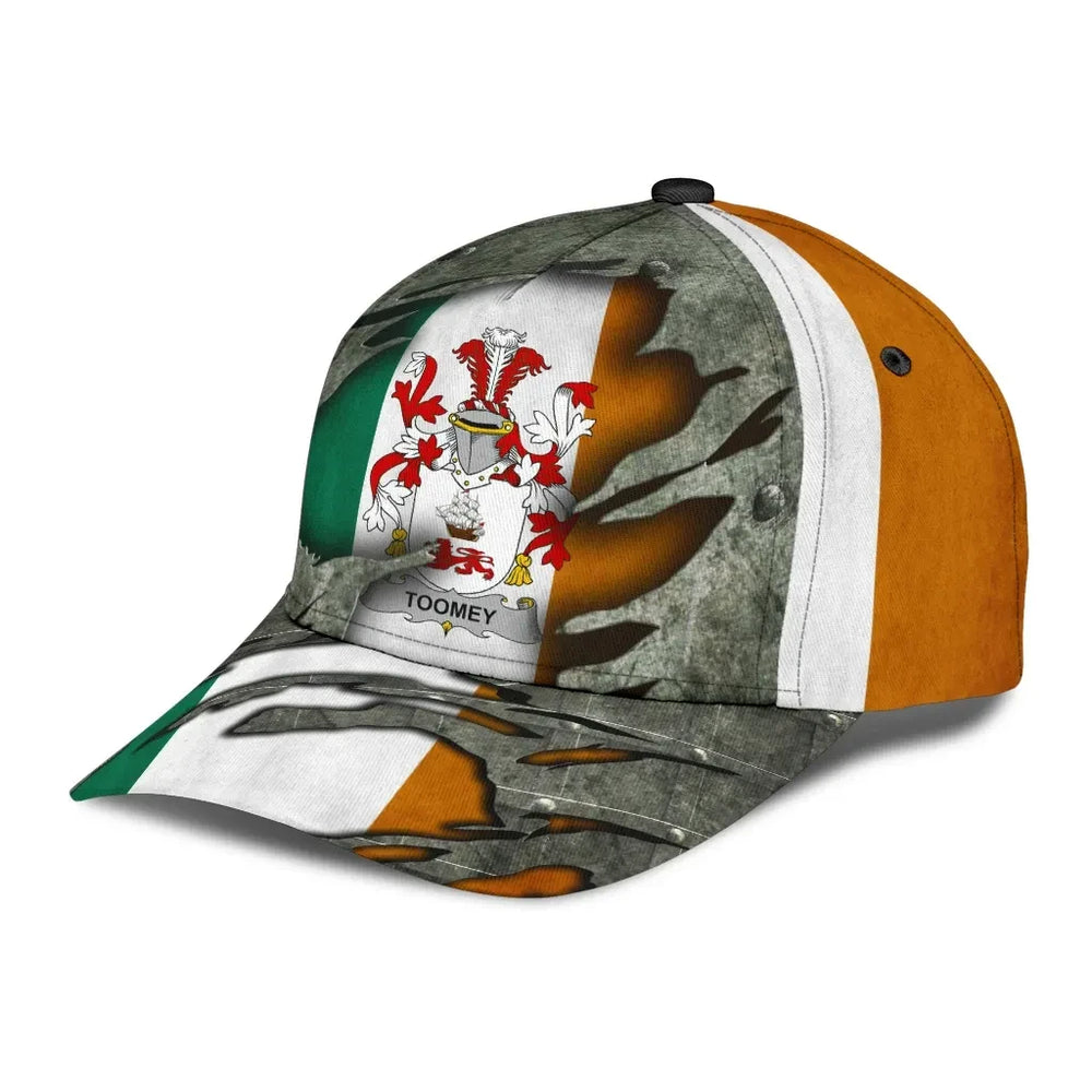 Clan Toomey Coat Of Arms - Irish Family Crest Classic Cap XE38 Toomey Coat Of Arms Irish Cap   