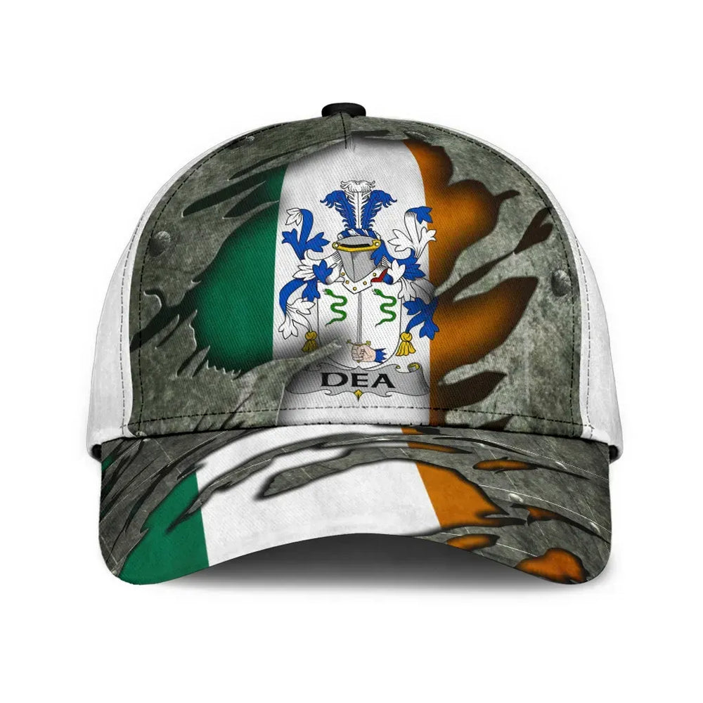 Clan Dea Coat Of Arms - Irish Family Crest Classic Cap IS24 Dea Coat Of Arms Irish Cap   