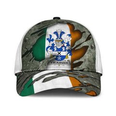 Clan Trainer Coat Of Arms - Irish Family Crest Classic Cap UX16 Trainer Coat Of Arms Irish Cap   