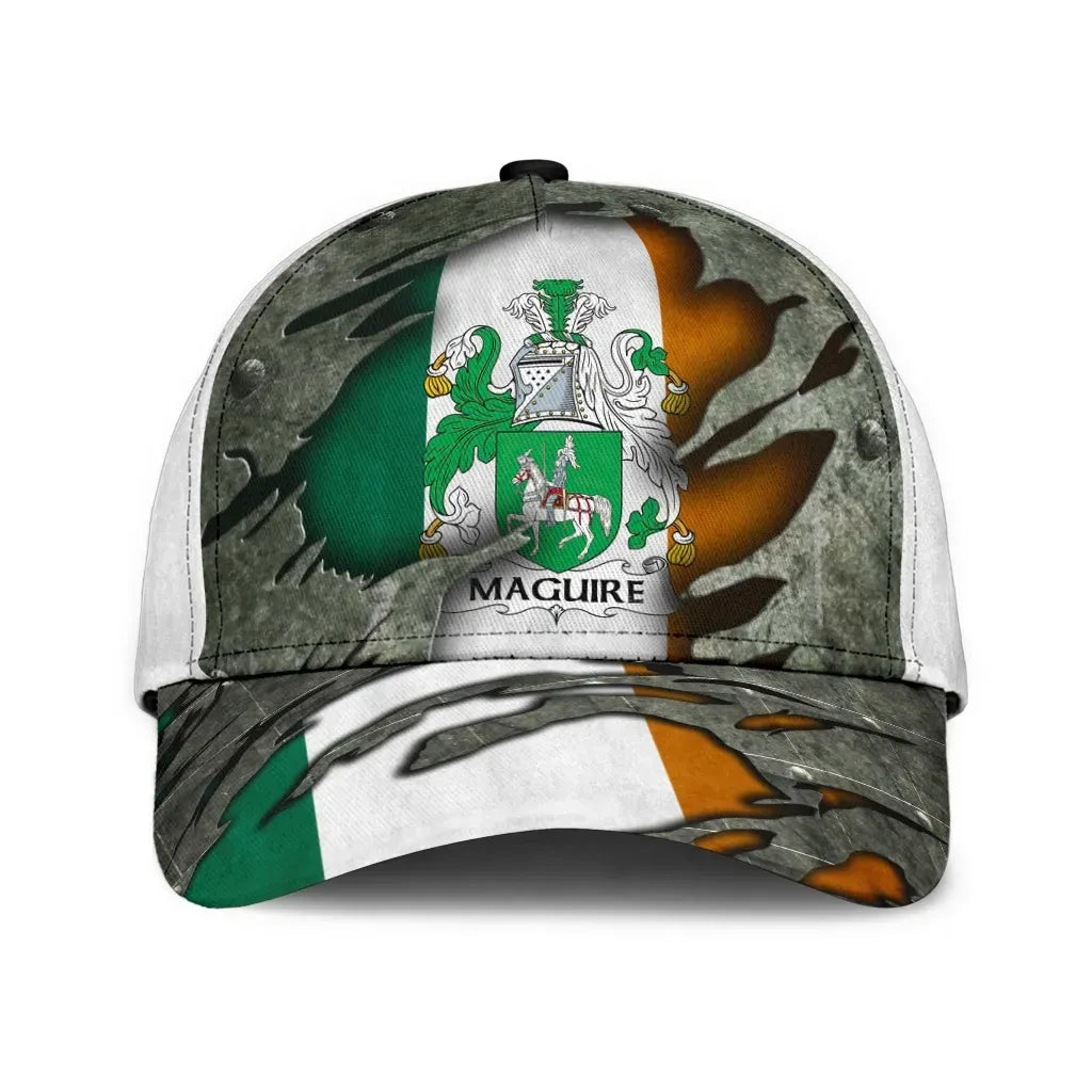Clan Maguire Coat Of Arms - Irish Family Crest Classic Cap RF27 Maguire Coat Of Arms Irish Cap   