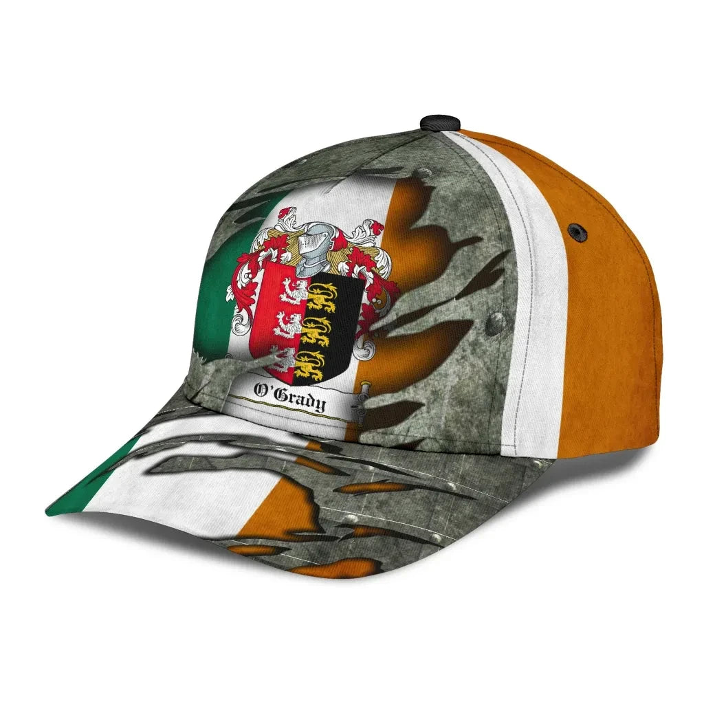 Clan Ogrady Coat Of Arms - Irish Family Crest Classic Cap XJ62 Ogrady Coat Of Arms Irish Cap   