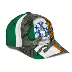 Clan Mackesy Coat Of Arms - Irish Family Crest Classic Cap GO94 Mackesy Coat Of Arms Irish Cap   