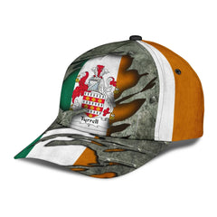 Clan Tyrrell Coat Of Arms II Irisharms - Irish Family Crest Classic Cap HF98 Tyrrell Coat Of Arms II Irisharms Irish Cap   
